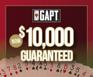 GAPT Player's Tournament | Now $10,000 Guaranteed