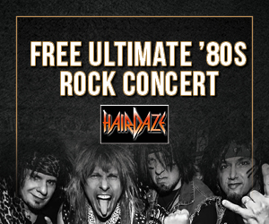 Free Ultimate '80s Rock Concert with Hairdaze