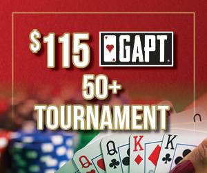 $115 GAPT 50+ Tournament